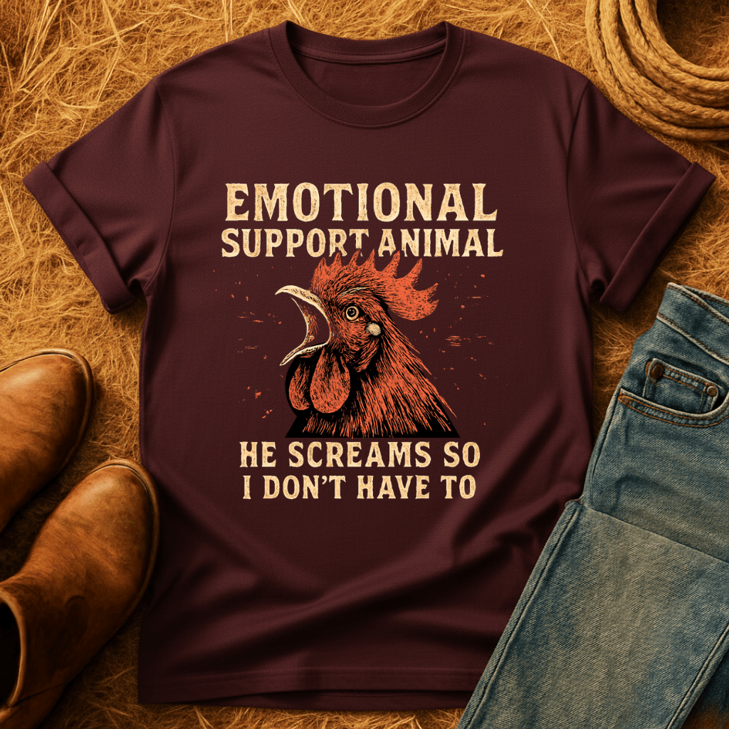 Emotional Support Chicken T-Shirt