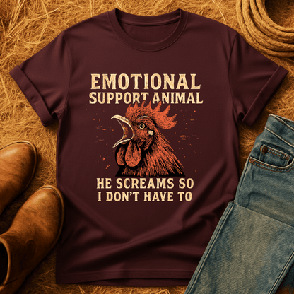 Emotional Support Chicken T-Shirt