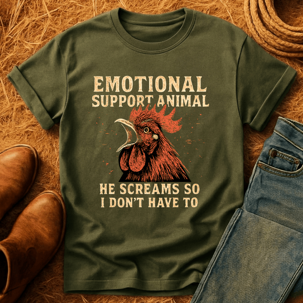 Emotional Support Chicken T-Shirt