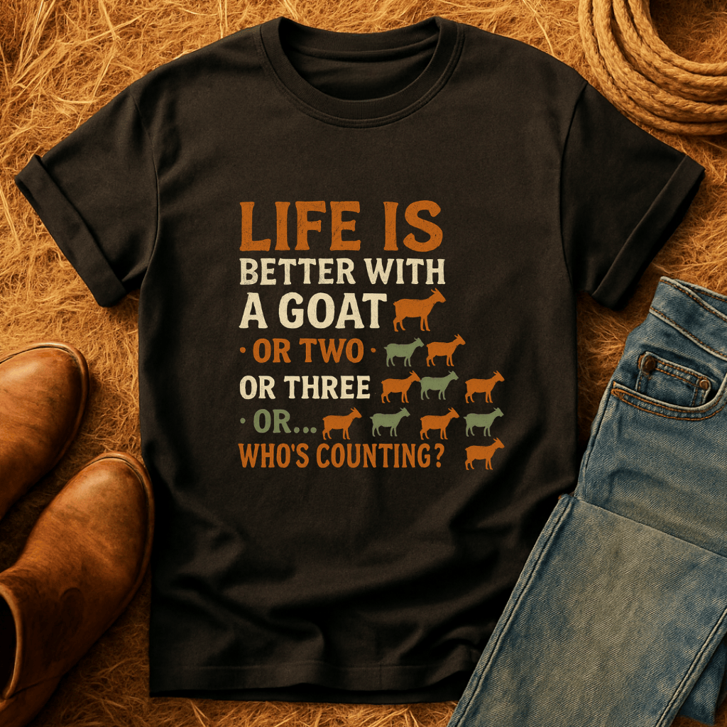 Life's Better With Goats T-Shirt