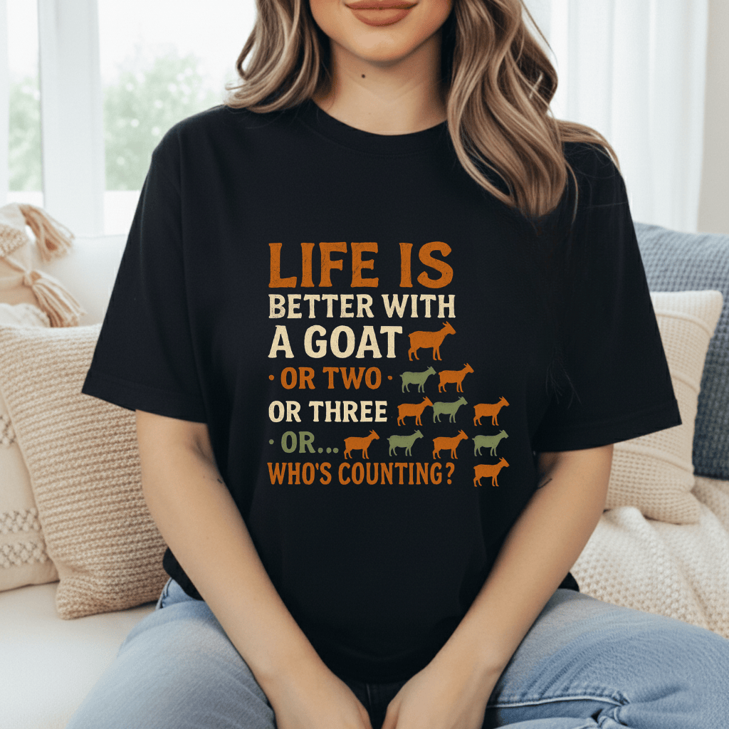 Life's Better With Goats T-Shirt