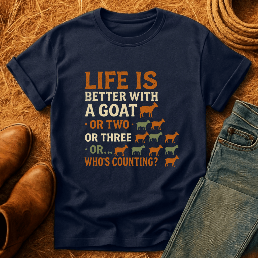 Life's Better With Goats T-Shirt