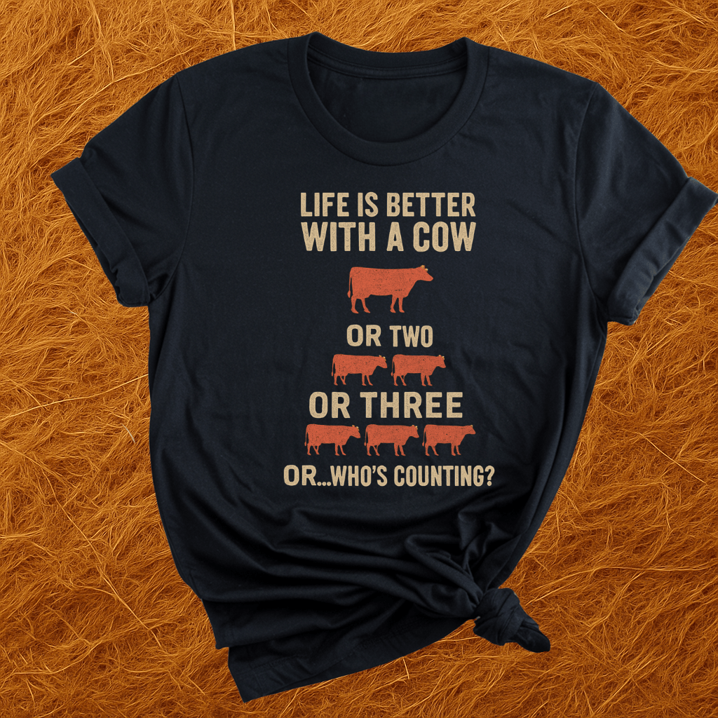 Life's Better With Cows T-Shirt