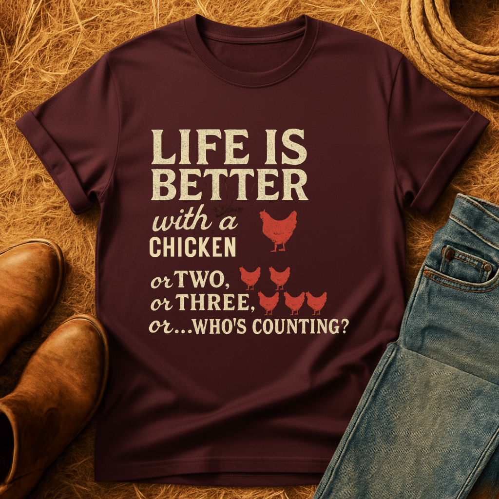 Life's Better With Chickens T-Shirt
