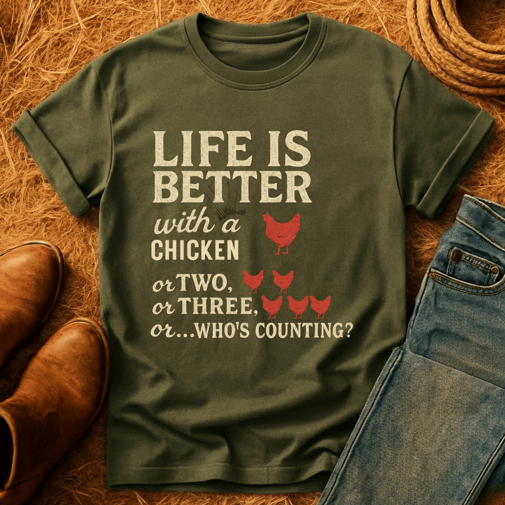 Life's Better With Chickens T-Shirt