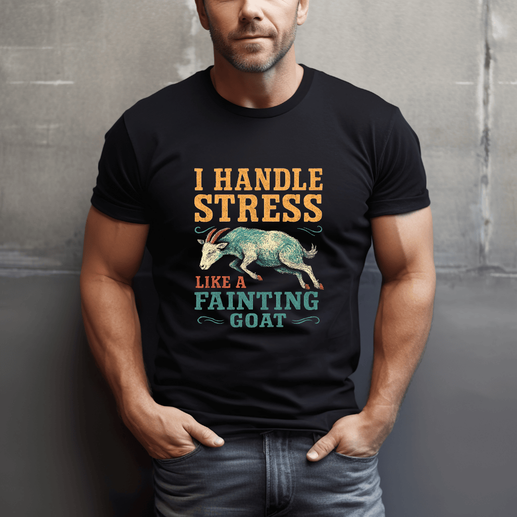 Handle Stress Like Fainting Goat T-Shirt