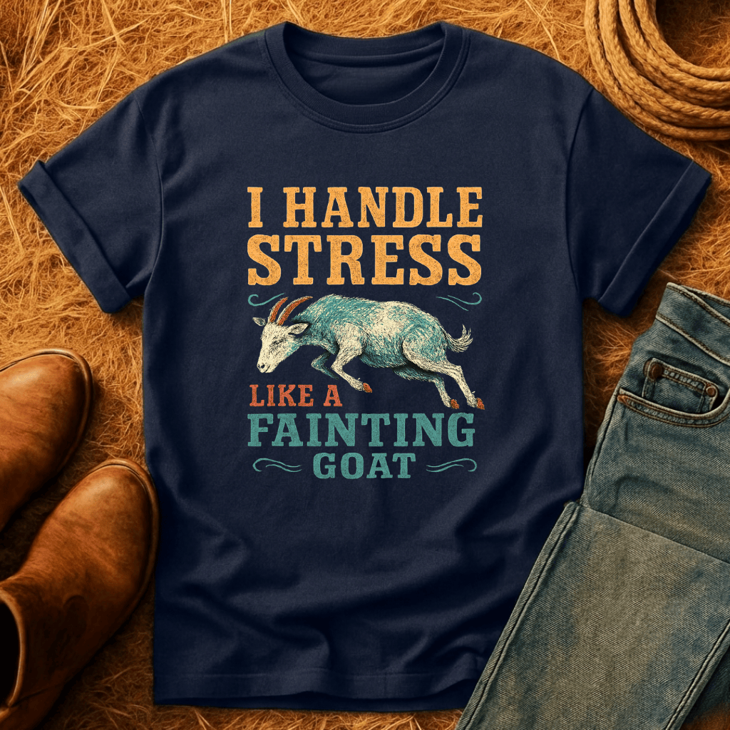 Handle Stress Like Fainting Goat T-Shirt
