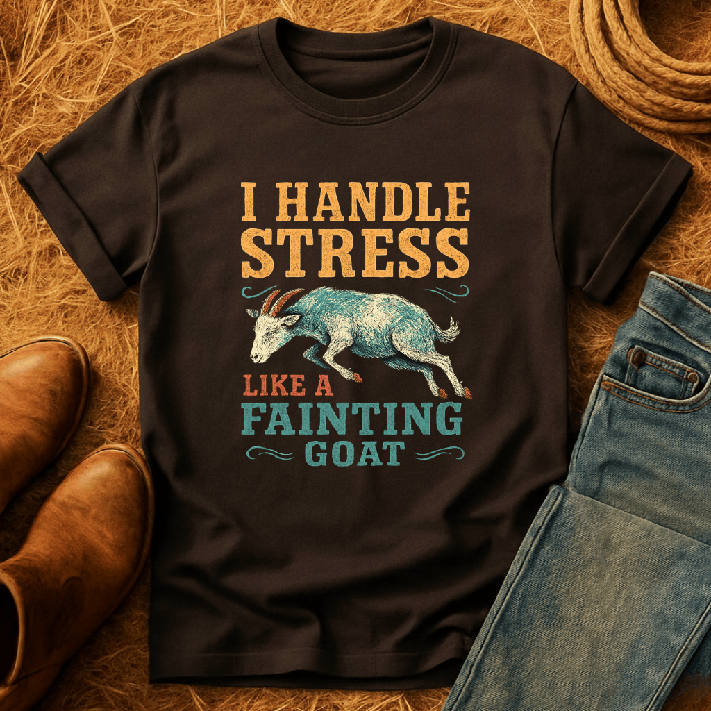 Handle Stress Like Fainting Goat T-Shirt