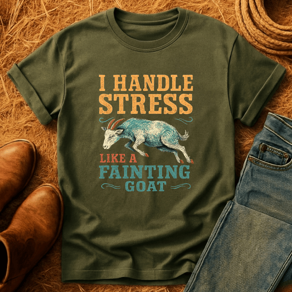 Handle Stress Like Fainting Goat T-Shirt