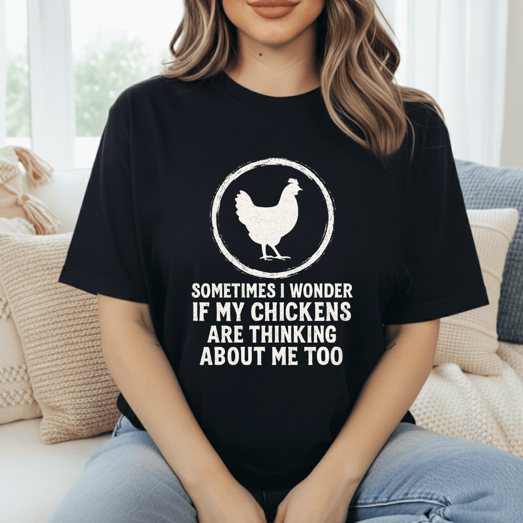 Chickens Thinkin Bout Me Too T-Shirt