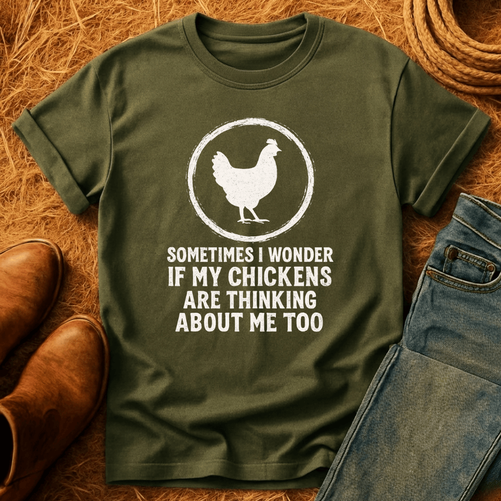 Chickens Thinkin Bout Me Too T-Shirt