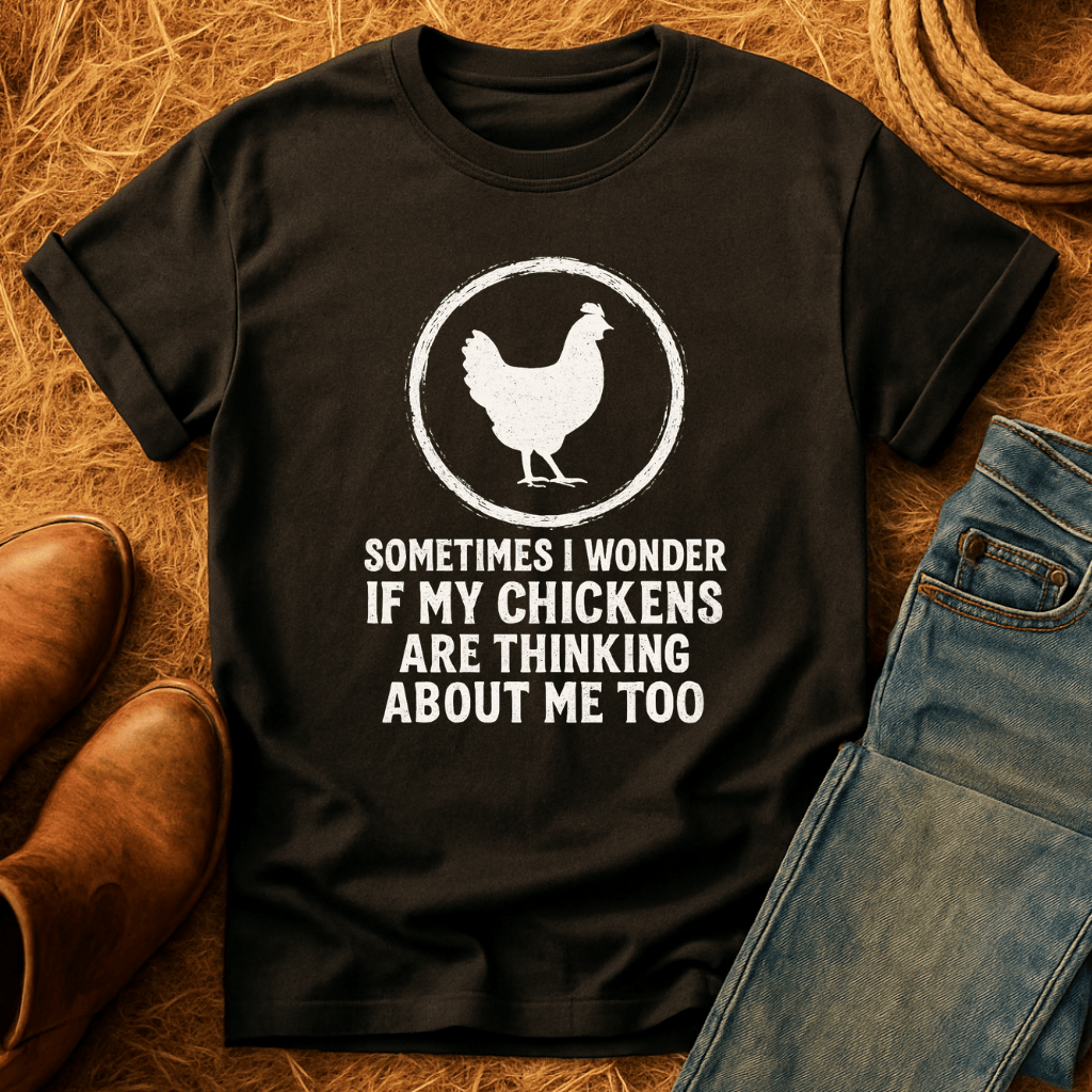 Chickens Thinkin Bout Me Too T-Shirt