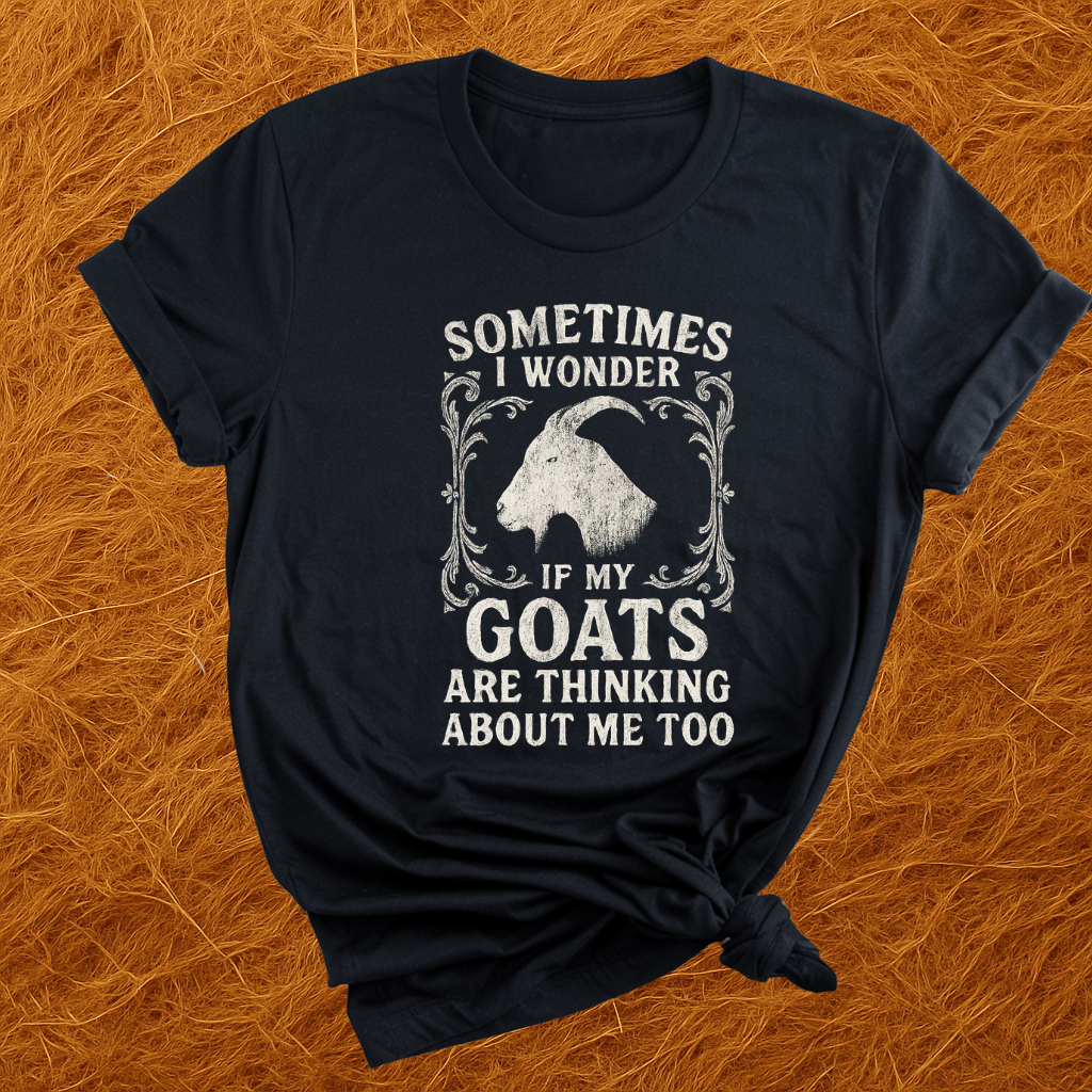 Goats Thinkin Bout Me Too T-Shirt