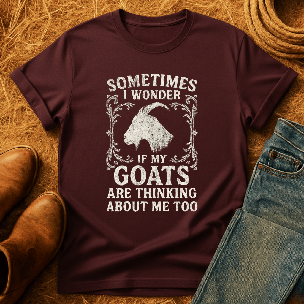 Goats Thinkin Bout Me Too T-Shirt