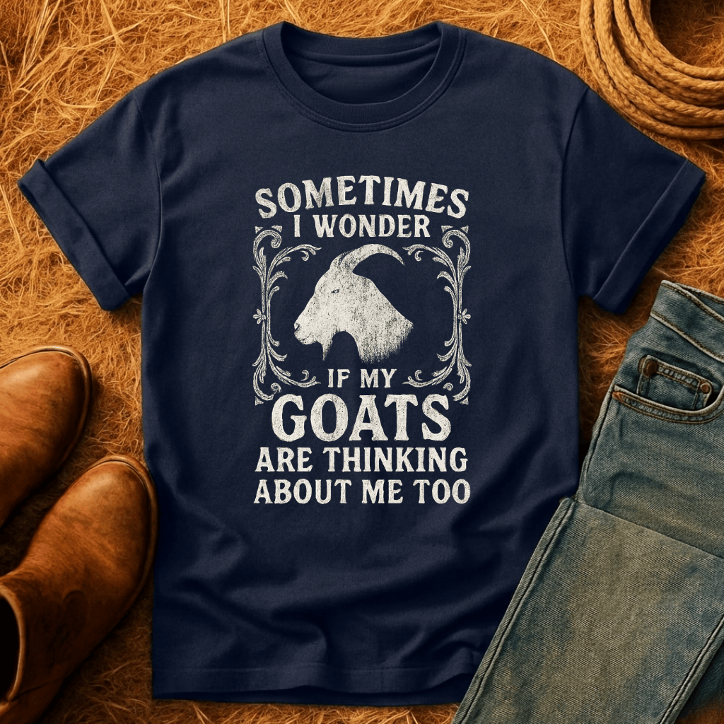 Goats Thinkin Bout Me Too T-Shirt