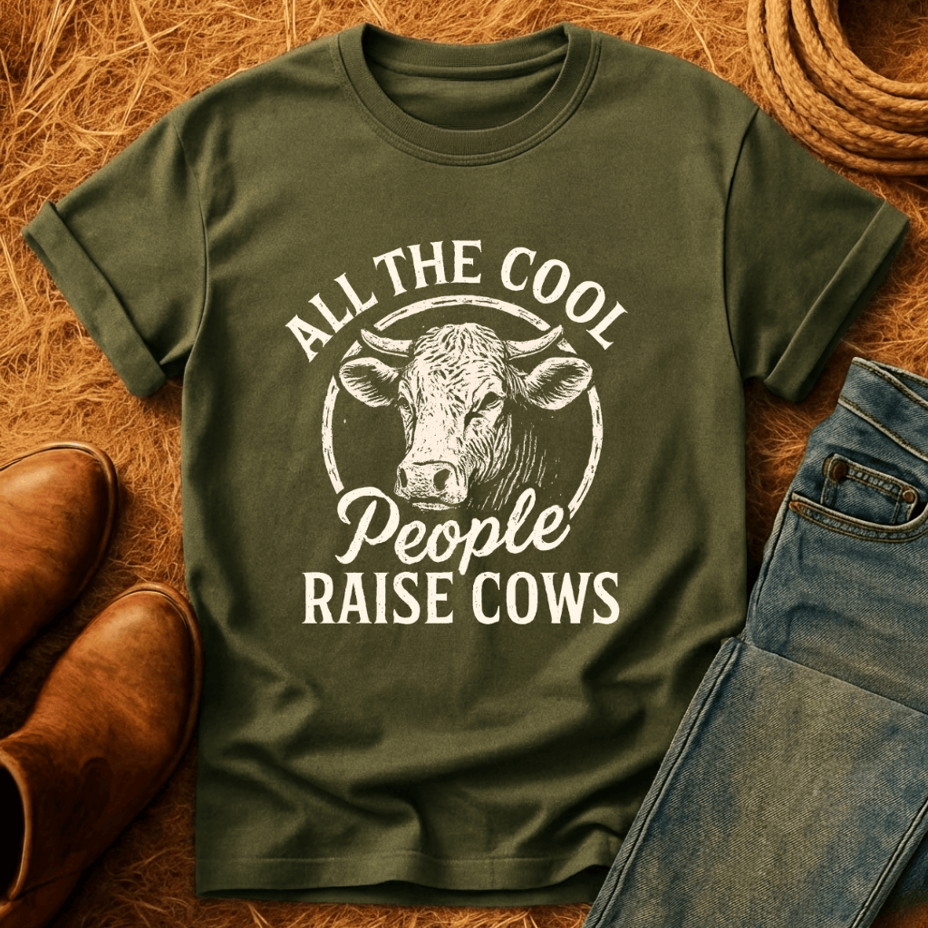 Cool Folks Raise Cows T-Shirt