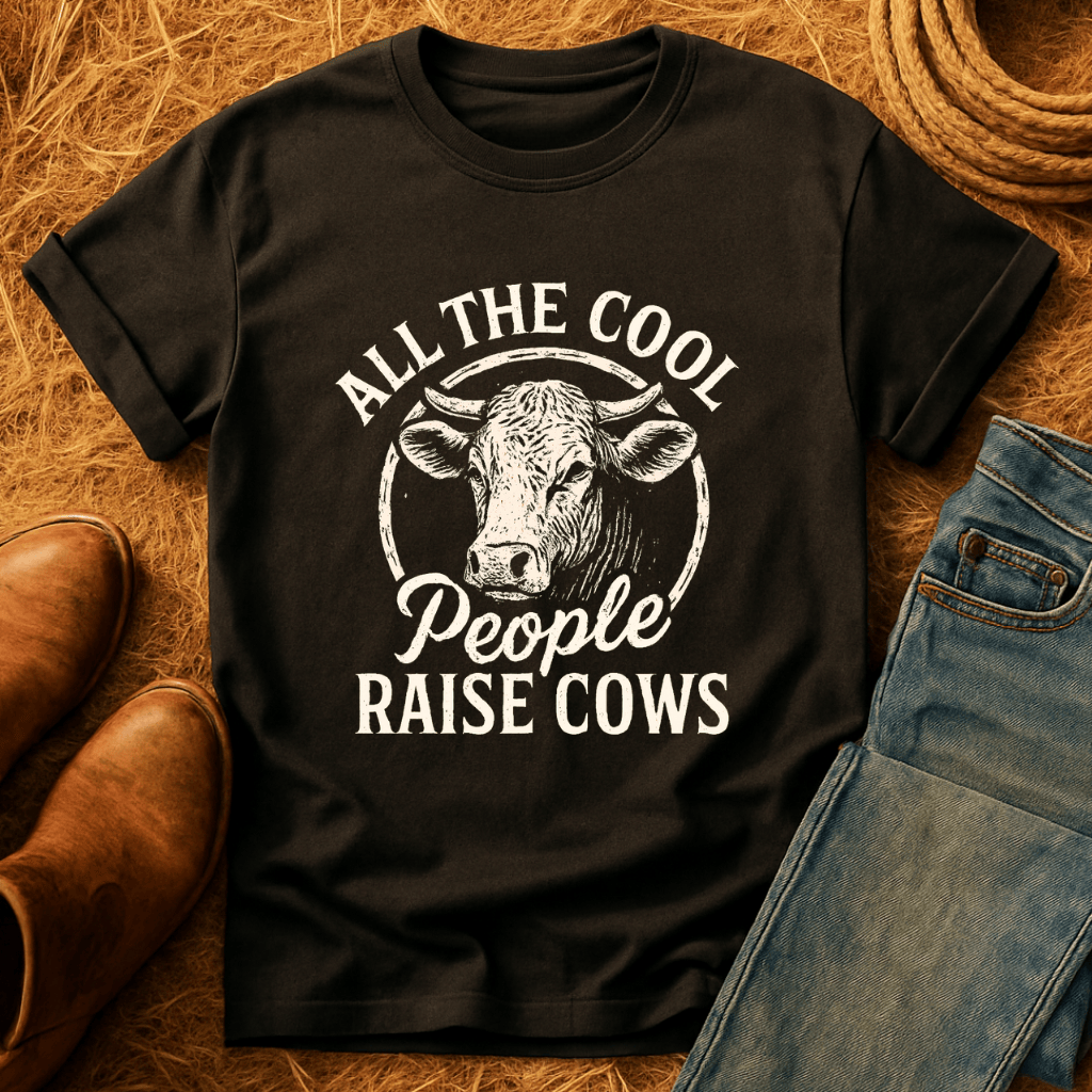 Cool Folks Raise Cows T-Shirt