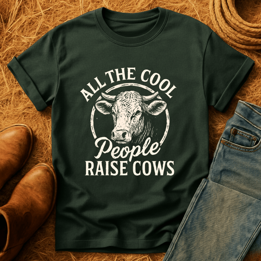 Cool Folks Raise Cows T-Shirt