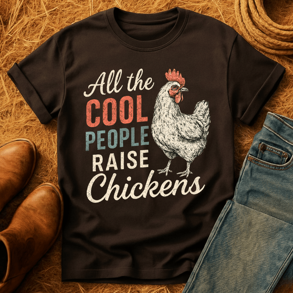 Cool Folks Raise Chickens T-Shirt