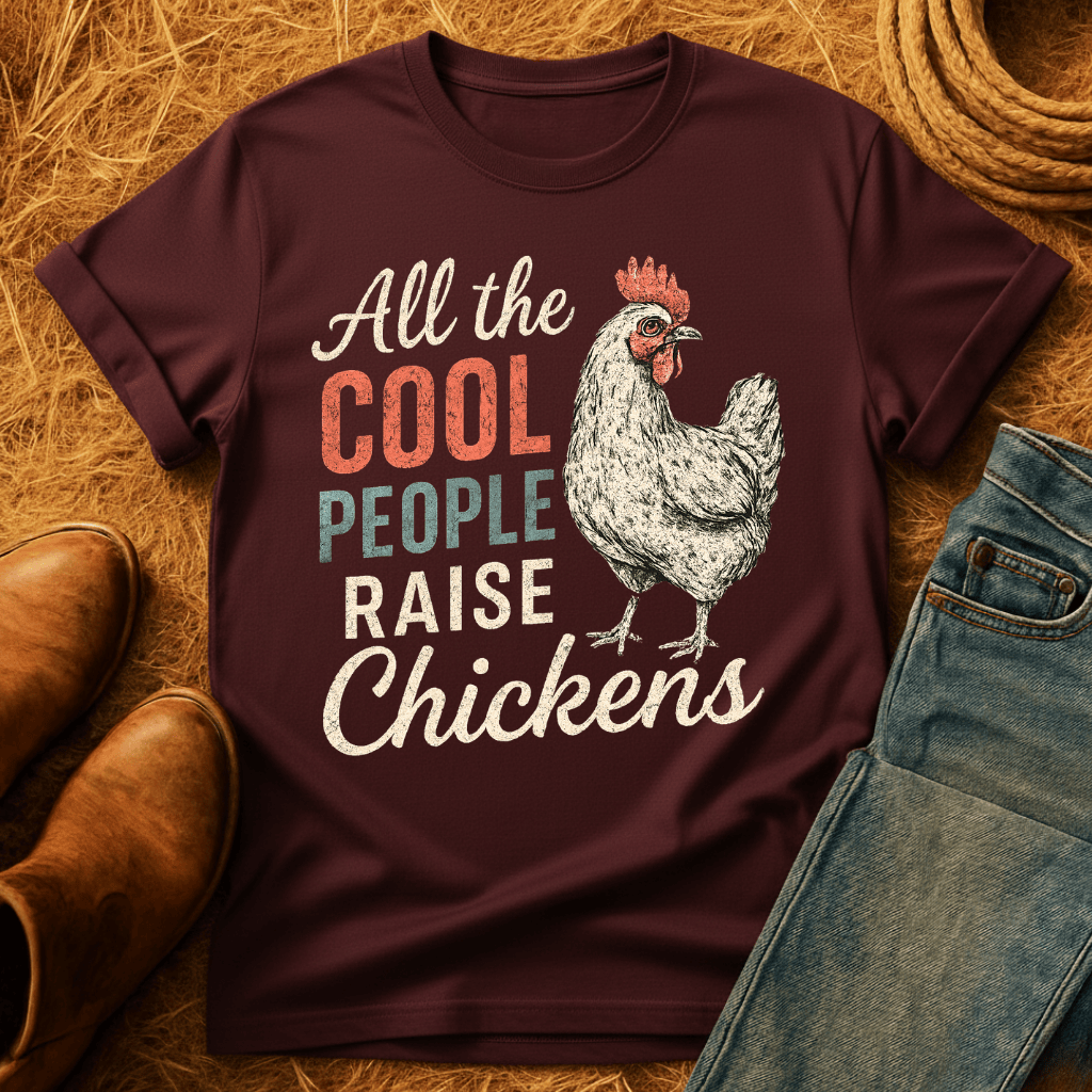 Cool Folks Raise Chickens T-Shirt