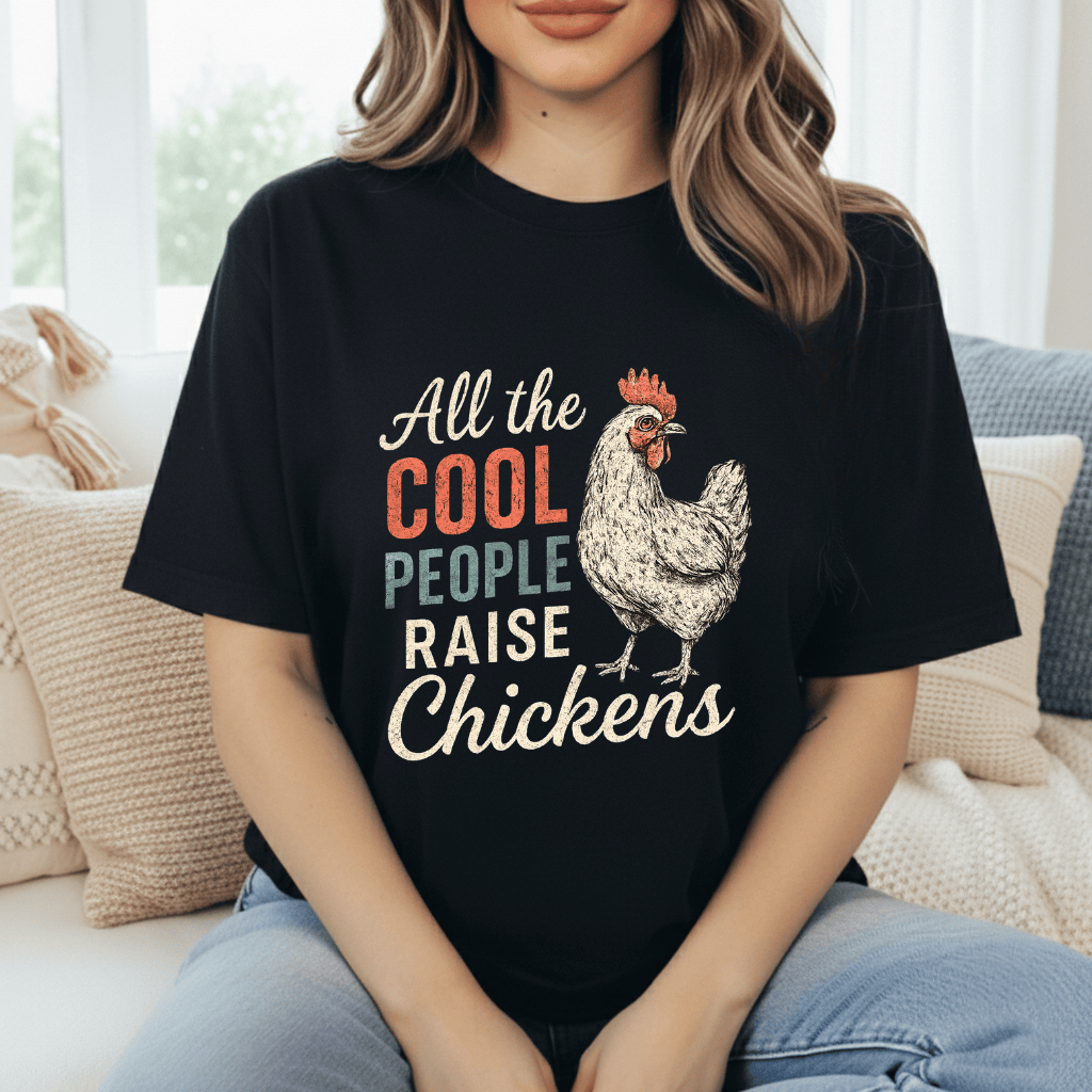 Cool Folks Raise Chickens T-Shirt