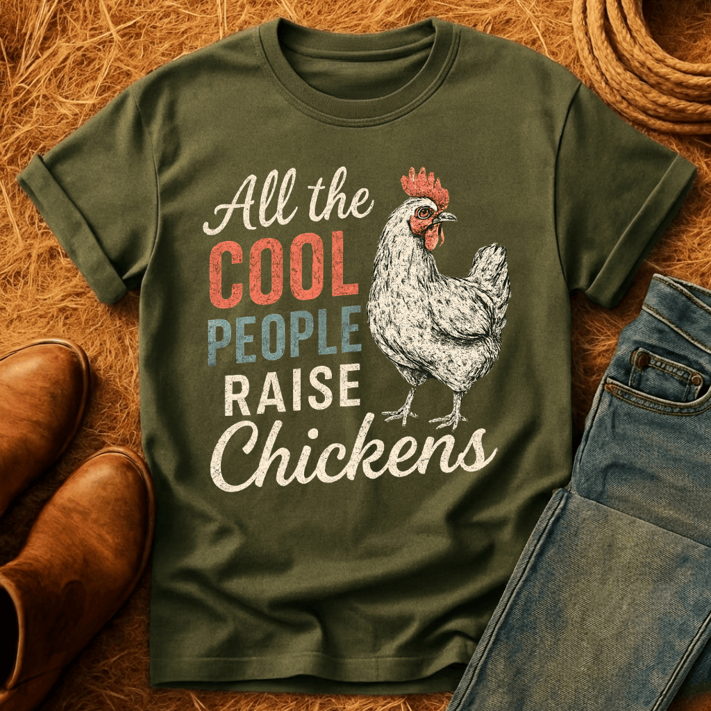 Cool Folks Raise Chickens T-Shirt