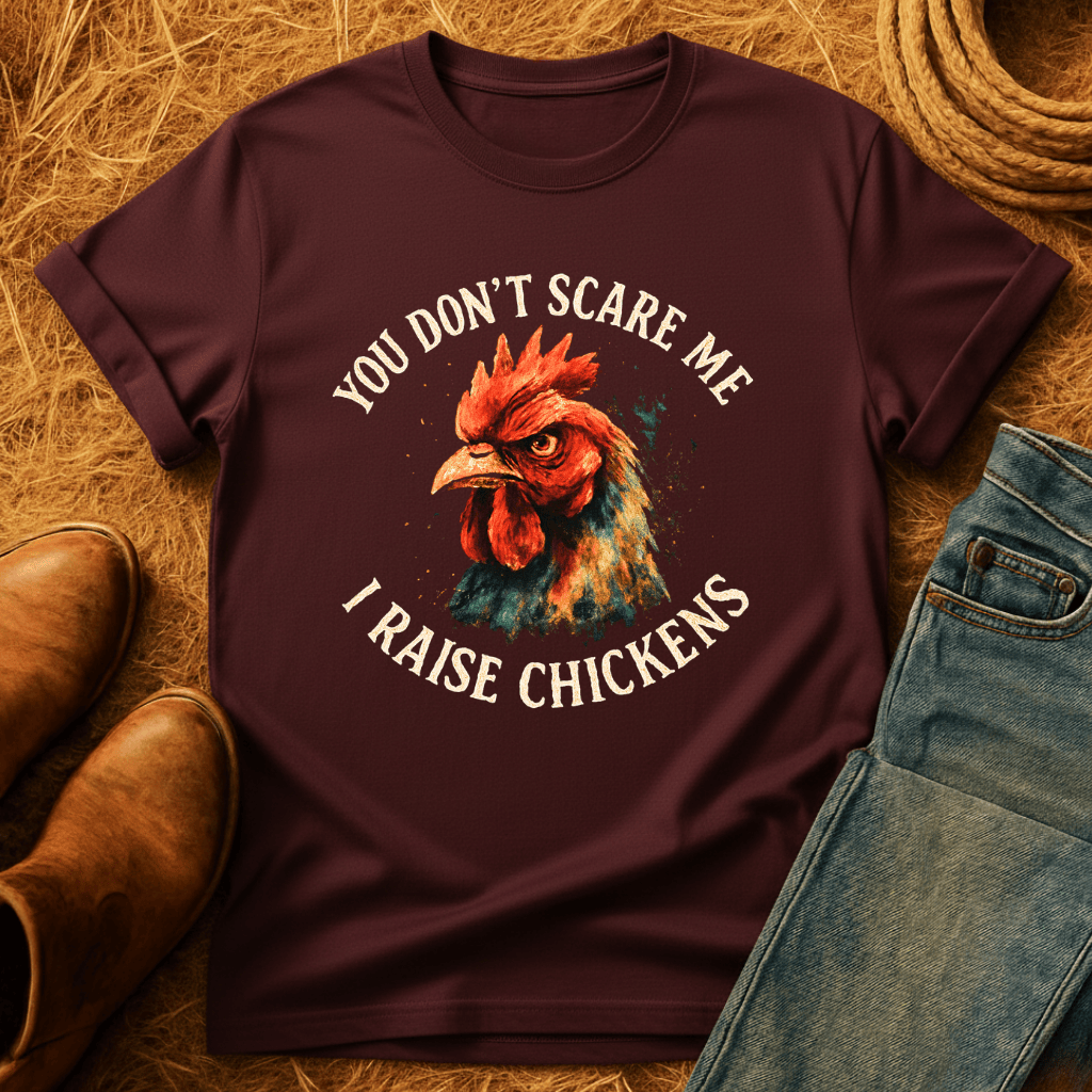 Not Afraid, I Raise Chickens T-Shirt