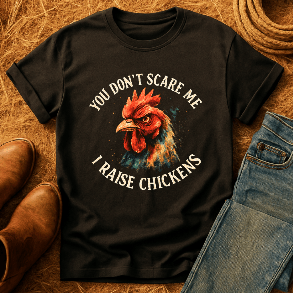 Not Afraid, I Raise Chickens T-Shirt