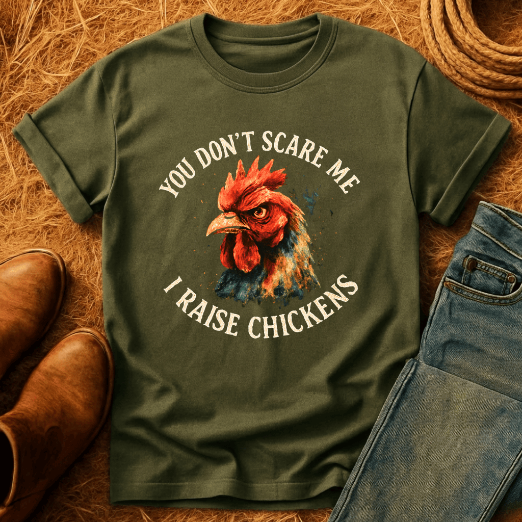 Not Afraid, I Raise Chickens T-Shirt