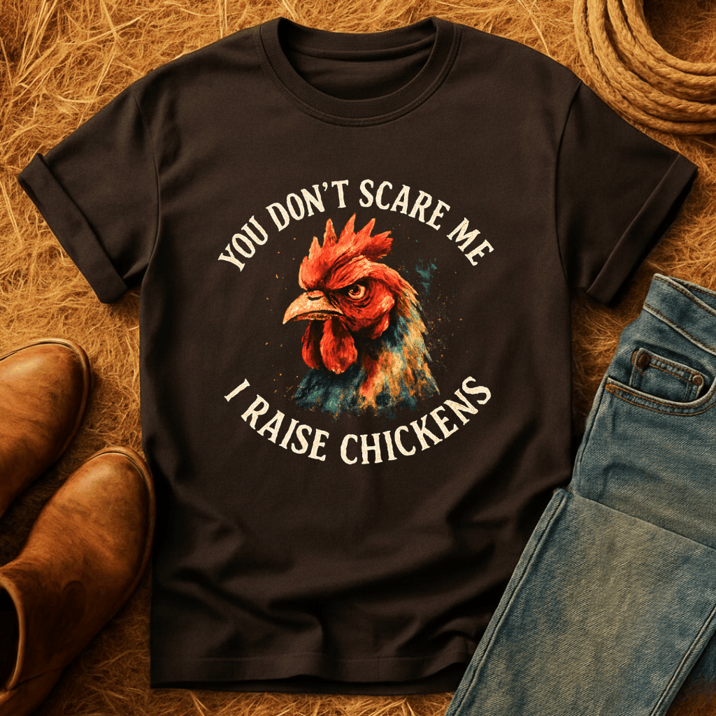 Not Afraid, I Raise Chickens T-Shirt
