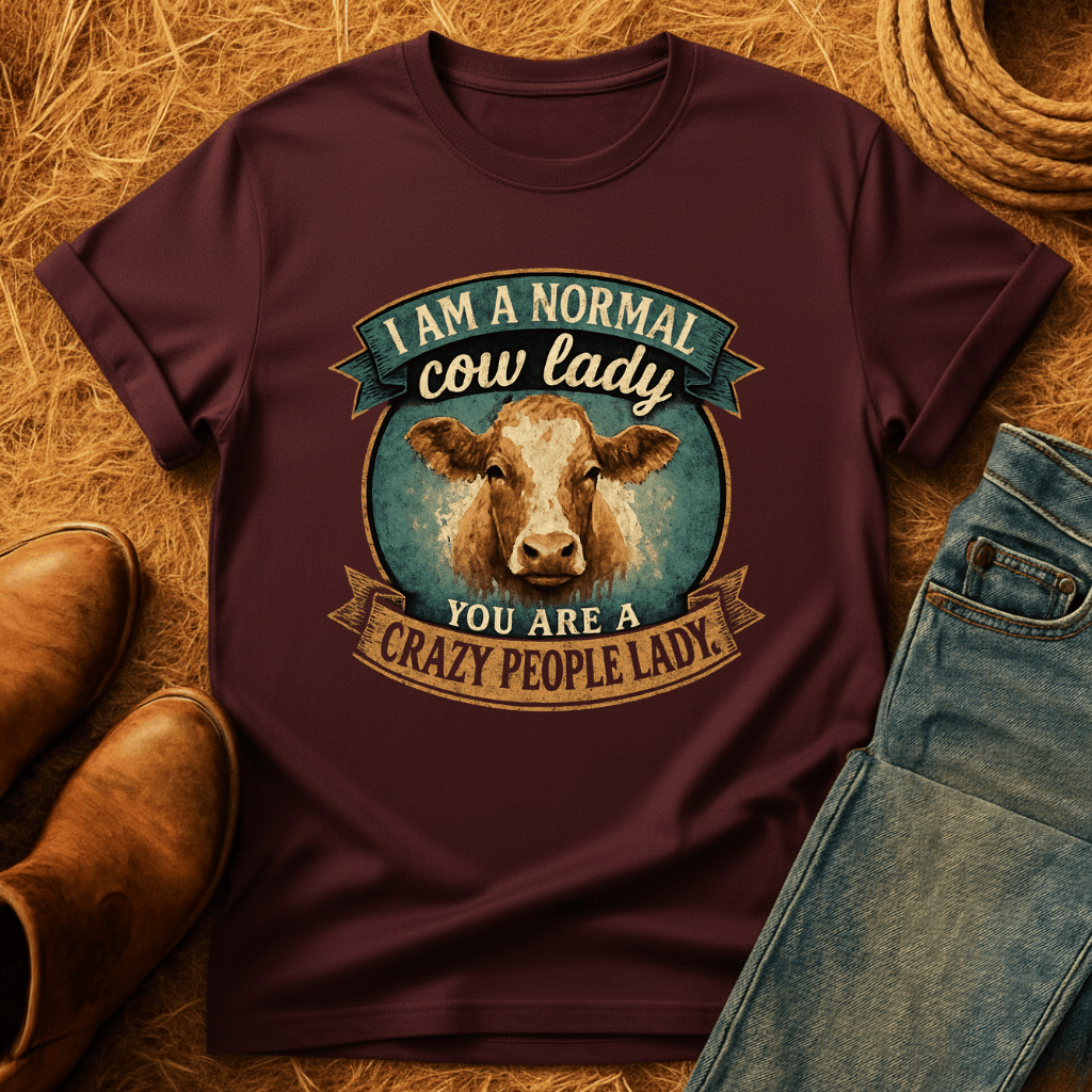 Normal Cow Lady T-Shirt