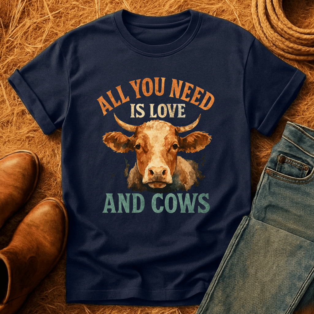 Need Love & Cows T-Shirt