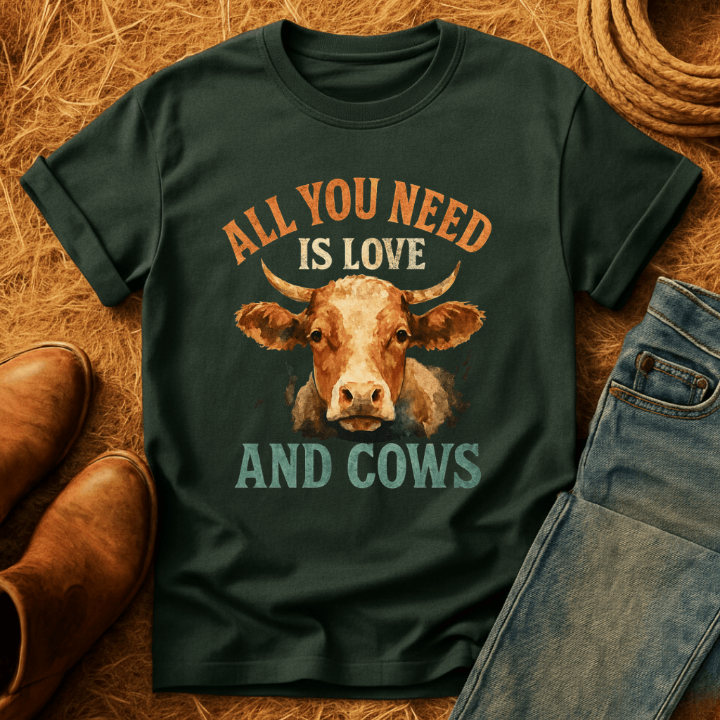 Need Love & Cows T-Shirt