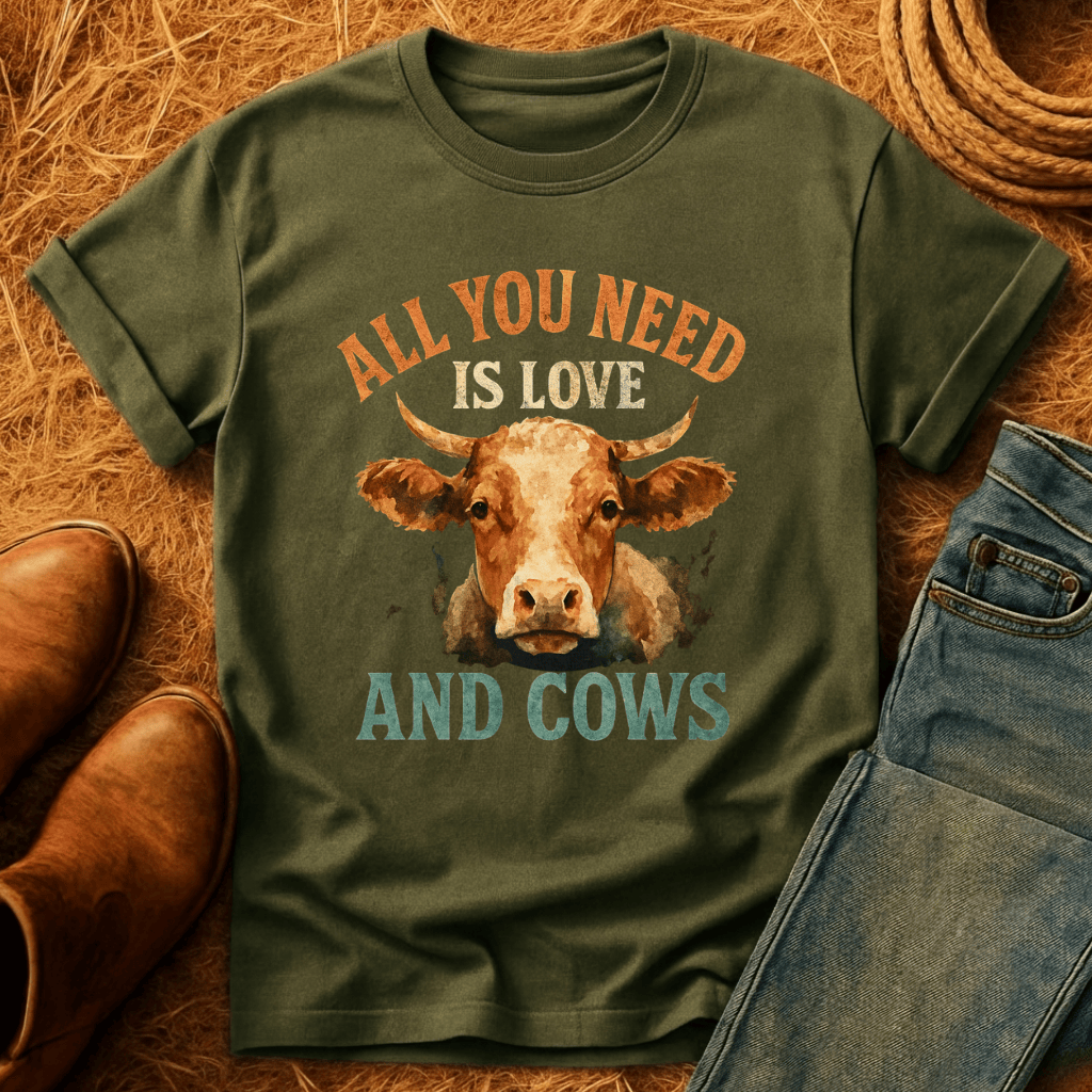 Need Love & Cows T-Shirt