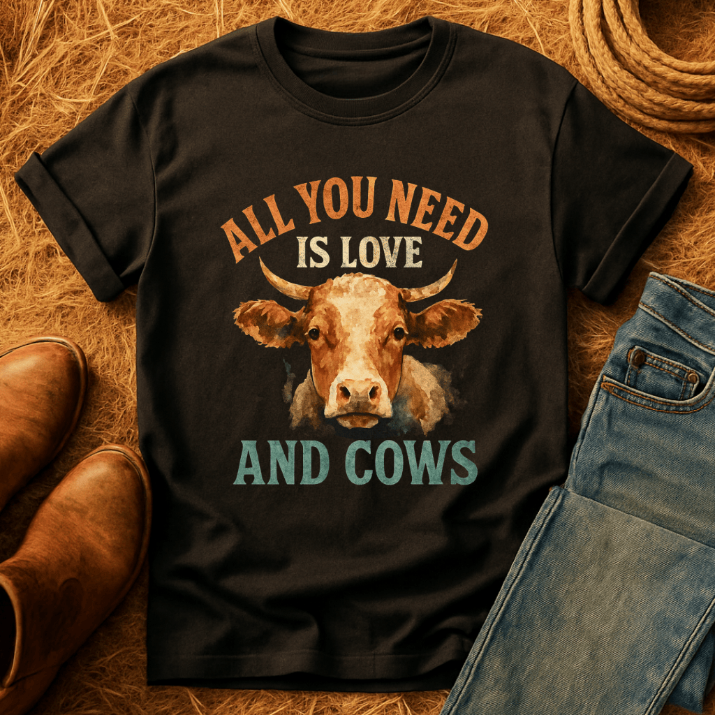 Need Love & Cows T-Shirt