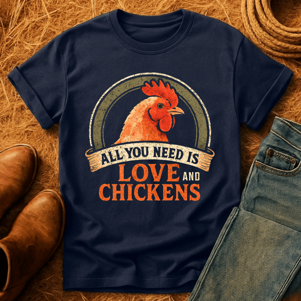 Need Love & Chickens T-Shirt
