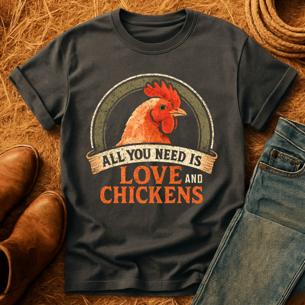 Need Love & Chickens T-Shirt