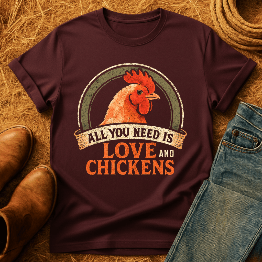 Need Love & Chickens T-Shirt