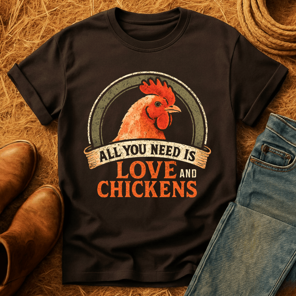 Need Love & Chickens T-Shirt