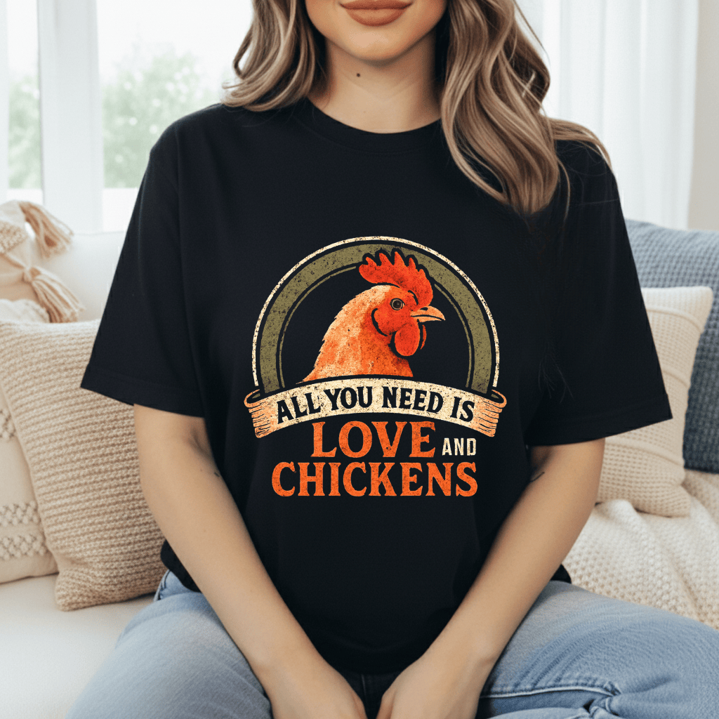 Need Love & Chickens T-Shirt