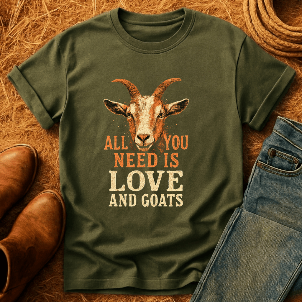 Need Love & Goats T-Shirt