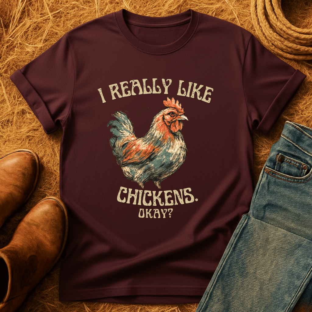 I Really Like Chickens, Okay? T-Shirt