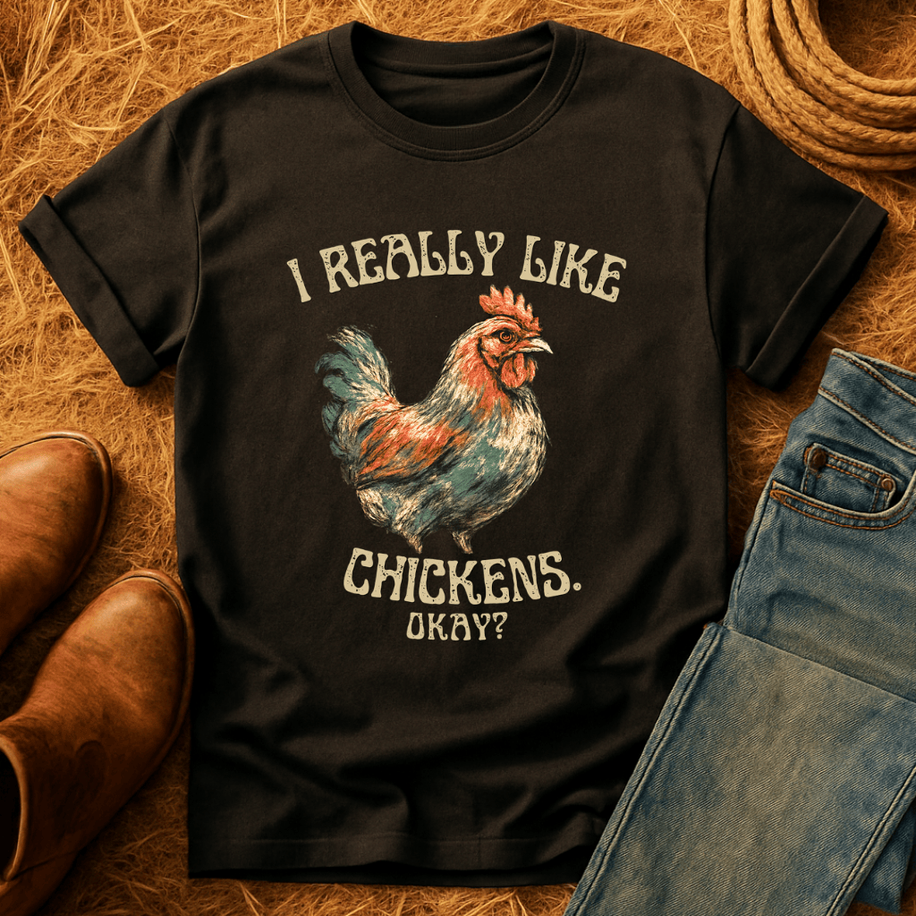 I Really Like Chickens, Okay? T-Shirt