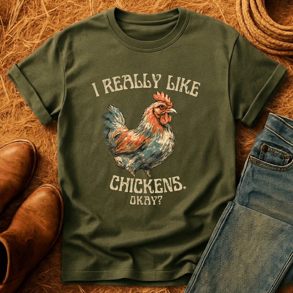 I Really Like Chickens, Okay? T-Shirt