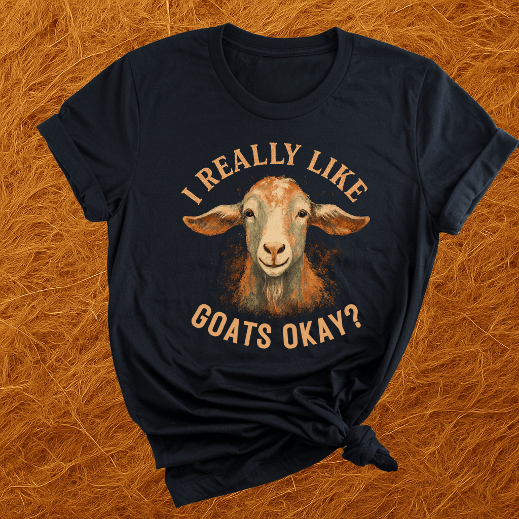I Really Like Goats, Okay? T-Shirt