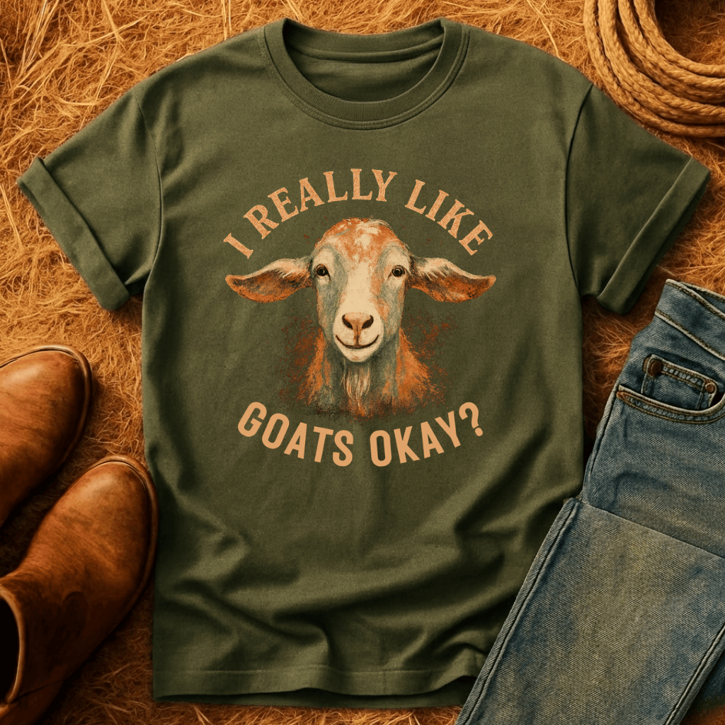 I Really Like Goats, Okay? T-Shirt