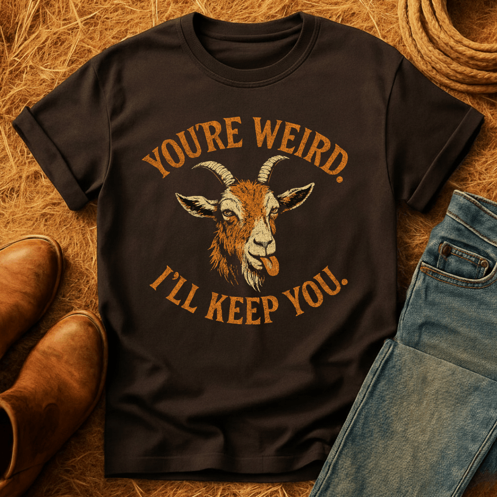 You're Weird. I'll Keep You. Goats T-Shirt