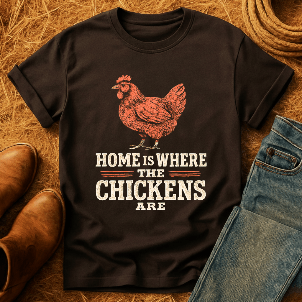 Home: Where The Chickens Are T-Shirt