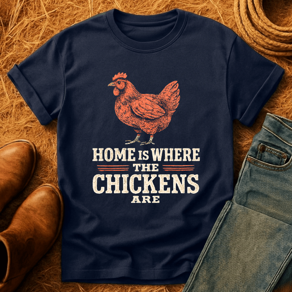Home: Where The Chickens Are T-Shirt