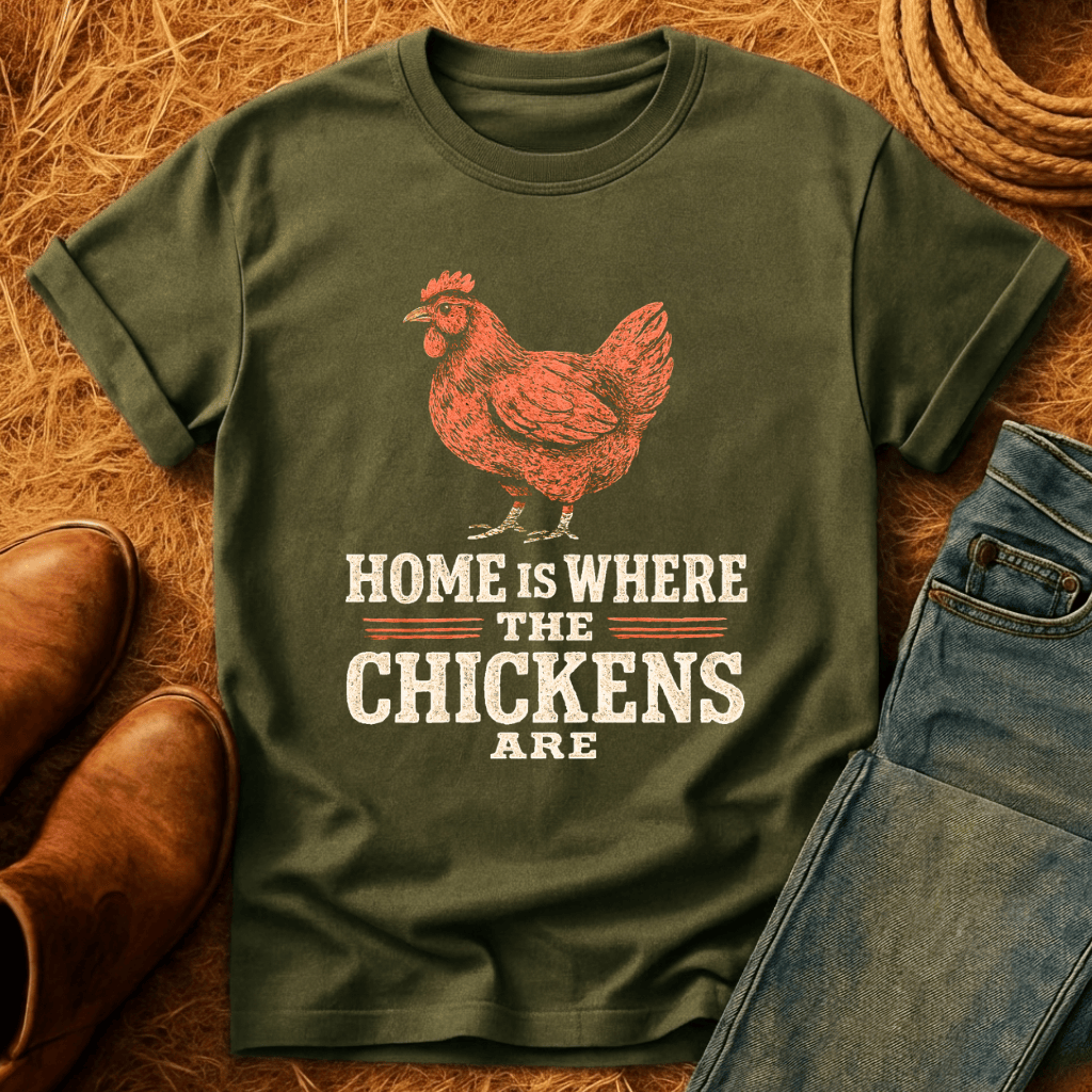 Home: Where The Chickens Are T-Shirt